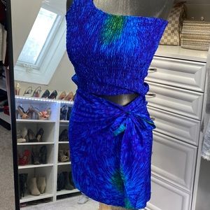 💎 Royal blue swimsuit coverup. Two piece set. Can wear together or separate